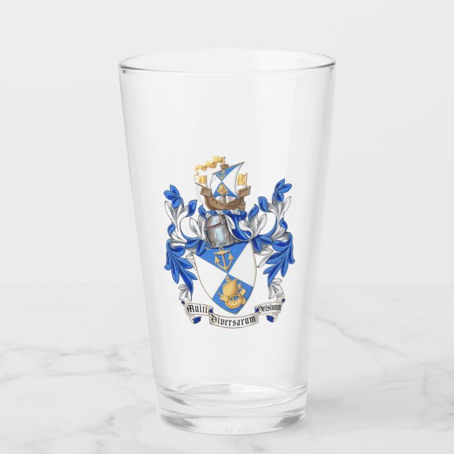 Tumbler de vidrio JFN de 16 oz (Anverso)