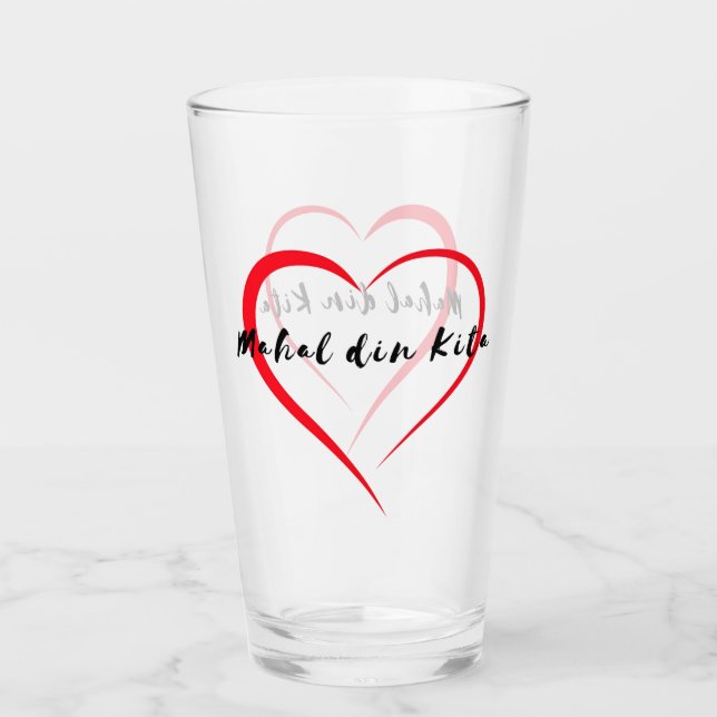 Tumbler de vidrio MDK (Anverso)
