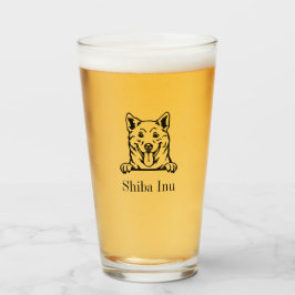 Tumbler de vidrio Shiba Inu