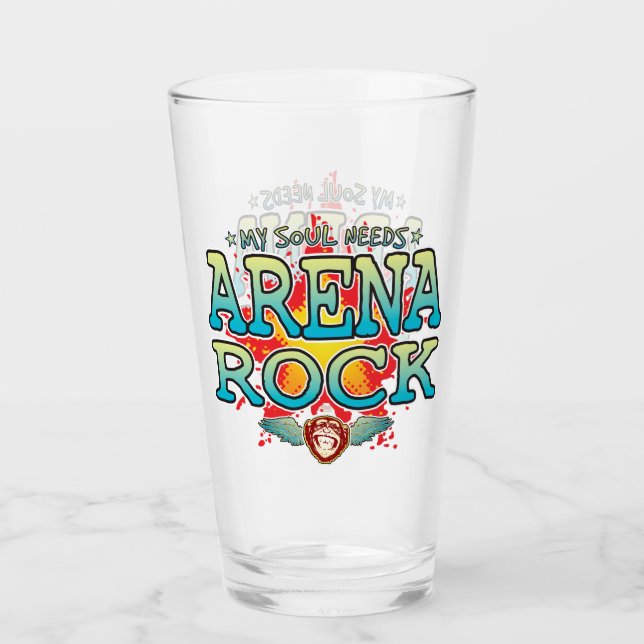 Tumbler de vidrio Soul de Rock de Arena (Anverso)