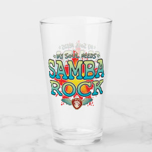 Tumbler de vidrio Soul de Rock Samba