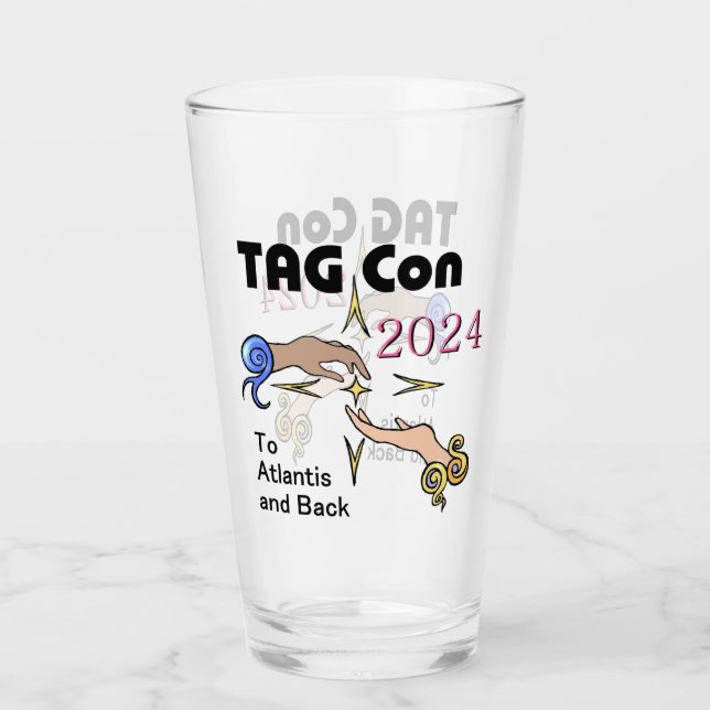Tumbler de vidrio TAG Con 2024 (Anverso)