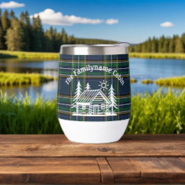 Tumbler de vino de cabina personalizado con aislam