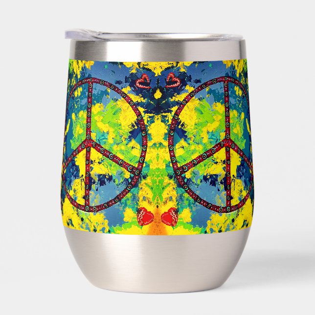 Tumbler de vino de paz (Derecho)
