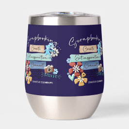 Tumbler de vino inoxidable Crop & Connect 11 oz