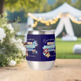 Tumbler de vino inoxidable Crop & Connect 11 oz