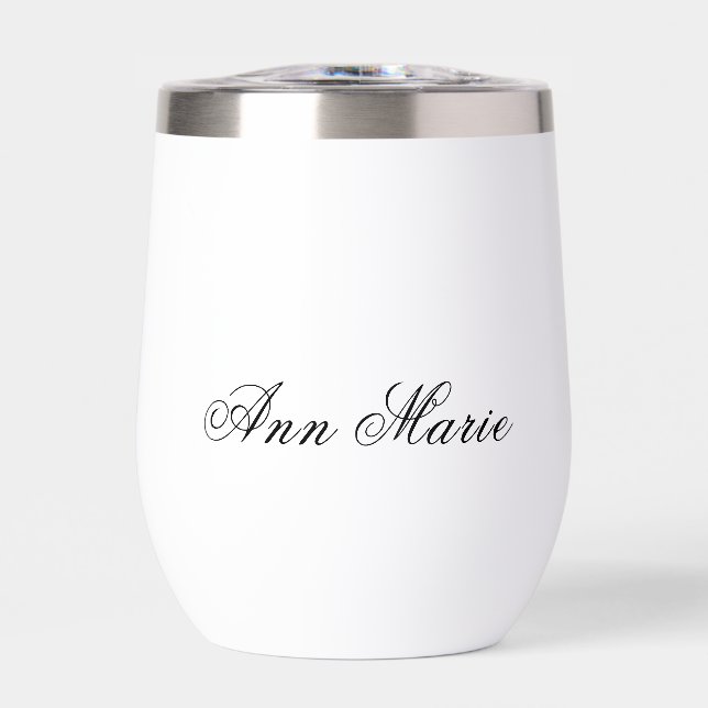 Tumbler de vino personalizado (Frente)