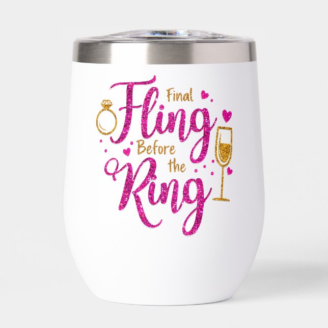 Tumbler de vino Purpurina final (Frente)