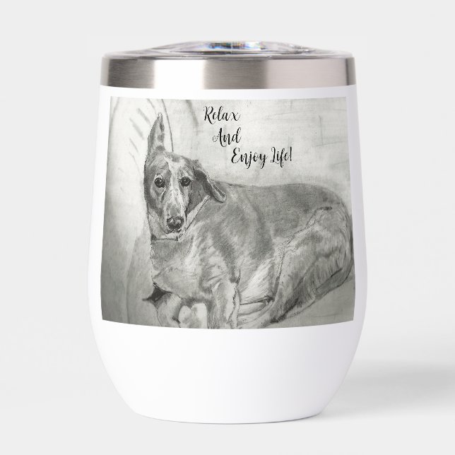 Tumbler de vino sin cáscara (Frente)