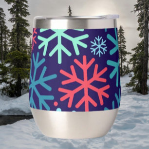 Tumbler de vino sin cáscara de nieve a medianoche