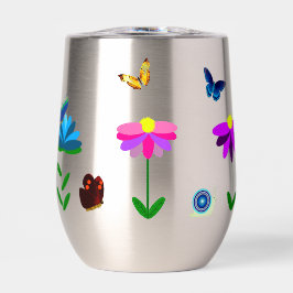 Tumbler de vino sin Stemless de Summertime Friends