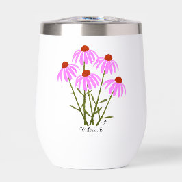 Tumbler de vino sin tallo de acenorias púrpuras