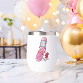 Tumbler de vino térmico de celulares