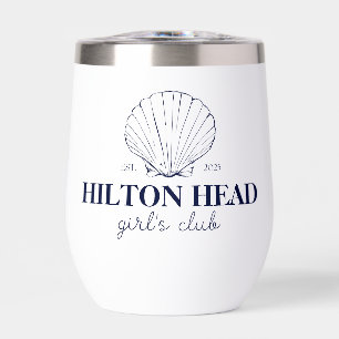 Tumbler de vino térmico de la fiesta de la bachill
