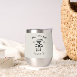 Tumbler del partido personalizado de novias, propu