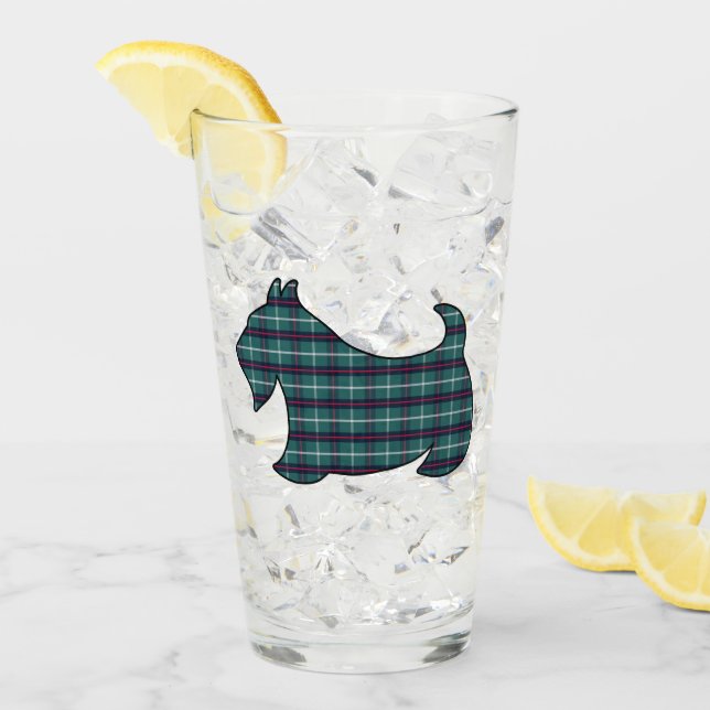 Tumbler escocés de vidrio feriado (Anverso (hielo))