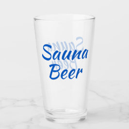 Tumbler finlandés de vidrio de la cerveza Sauna