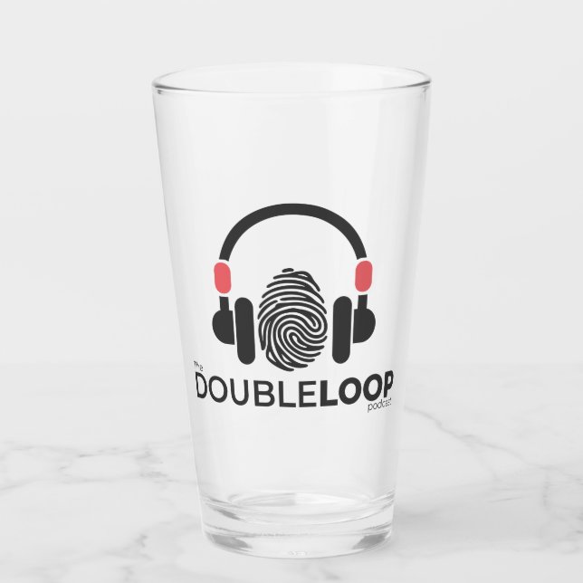 Tumbler Glass - Podcast de doble bucle (Anverso)