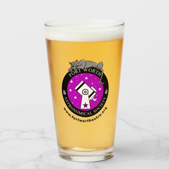 Tumbler oficial FWAS 16oz de vidrio (Anverso (lleno))