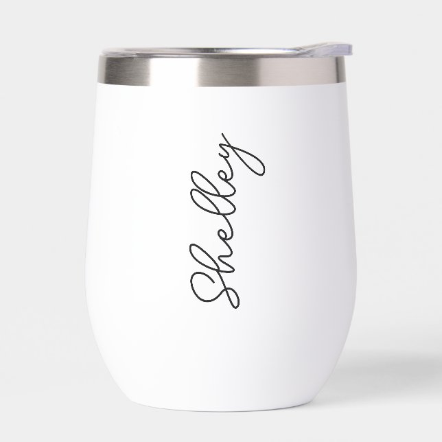 Tumbler personalizado, Copa de café inoxidable, Br (Izquierdo)
