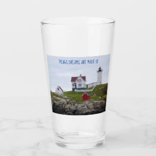 Tumbler y vidrio para beber