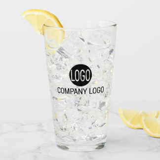 Tumblers de vidrio con logotipo corporativo de per