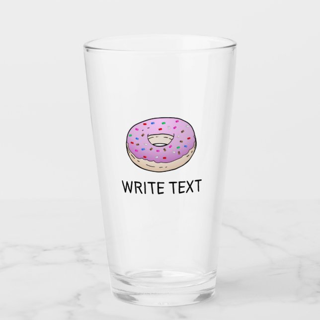 Tumblers de vidrio de Doughnut (Anverso)