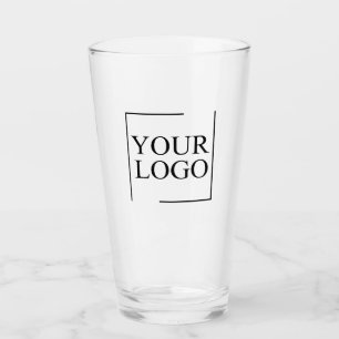 Tumblers de vidrio para beber Logotipo de copas de
