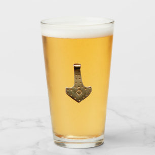Tumblor de vidrio Gold Thor Hammer Collins