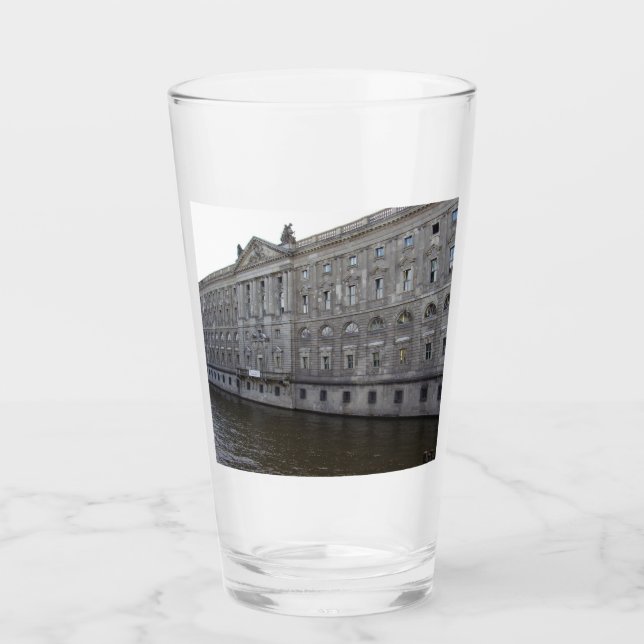 Tumblor de vidrio para papá, mamá, hijo, hija (Anverso)