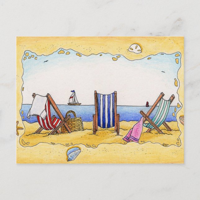 Tumbonas - Postal (Anverso)