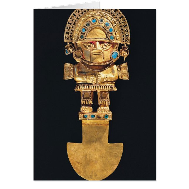 Tumi o cuchillo ceremonial en la forma de (Frente)