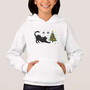 Tuna y Navidad – Sudadera con capucha de gato teji