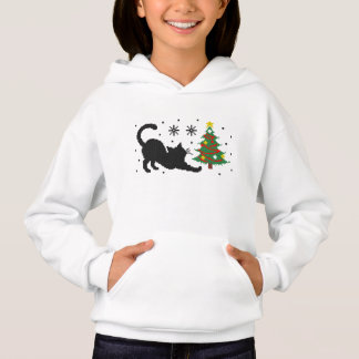 Tuna y Navidad – Sudadera con capucha de gato teji