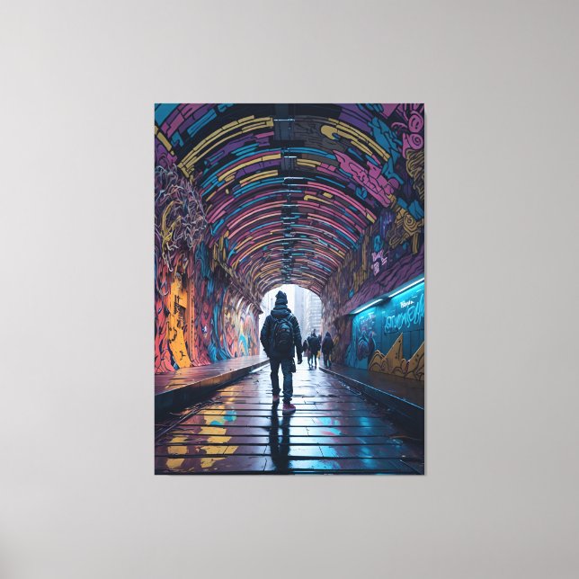Túnel De Arte De Graffiti (Anverso)