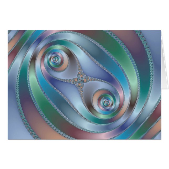 Túnel dividido - Tarjeta fractal (Anverso (Horizontal))