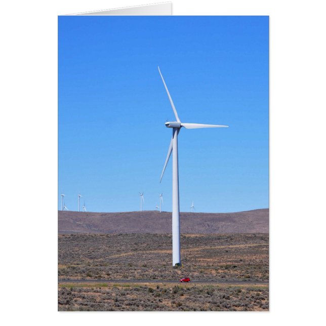 Turbina eólica en el oeste de África Occidental (Frente)