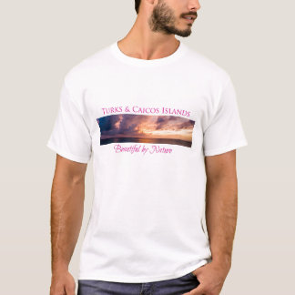 Turcos y Caicos hermosos por la camiseta de la