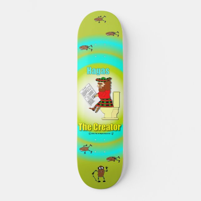 Turdy Boy - Hagas el creador (V1) - Skateboard (Anverso)
