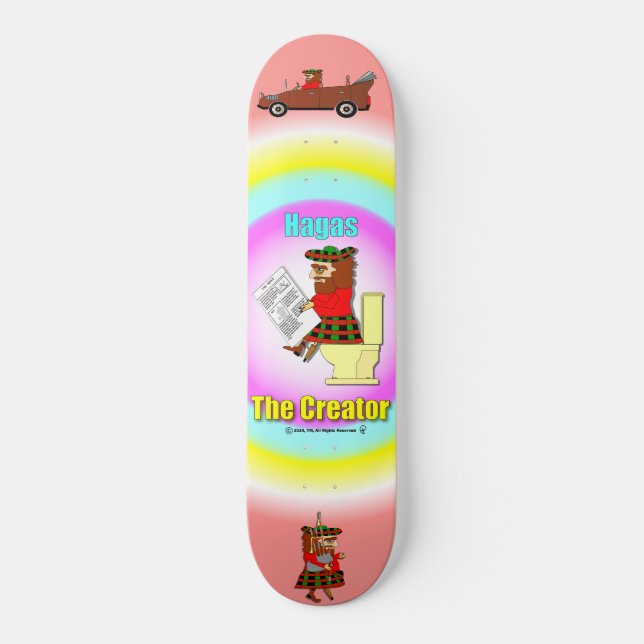 Turdy Boy - Hagas el creador (V2) - Skateboard (Anverso)