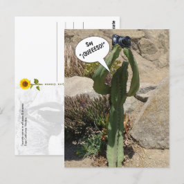 Turista de Cactus, Say QUEEESO - postal