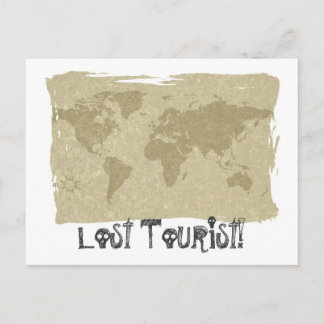 ¡Turista perdido! postal