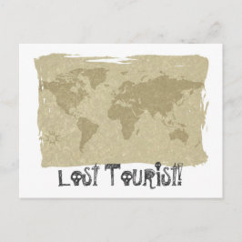 ¡Turista perdido! postal