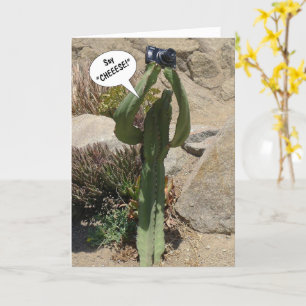 Turístico Cactus, Say CHEEESE - tarjeta