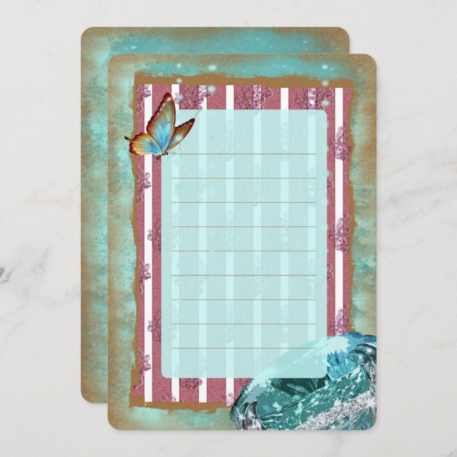 TURMALINA 2 ~ Tarjeta de presentación (Anverso / Reverso)