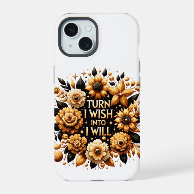 Turn I wish into I will Phone Case (Reverso )
