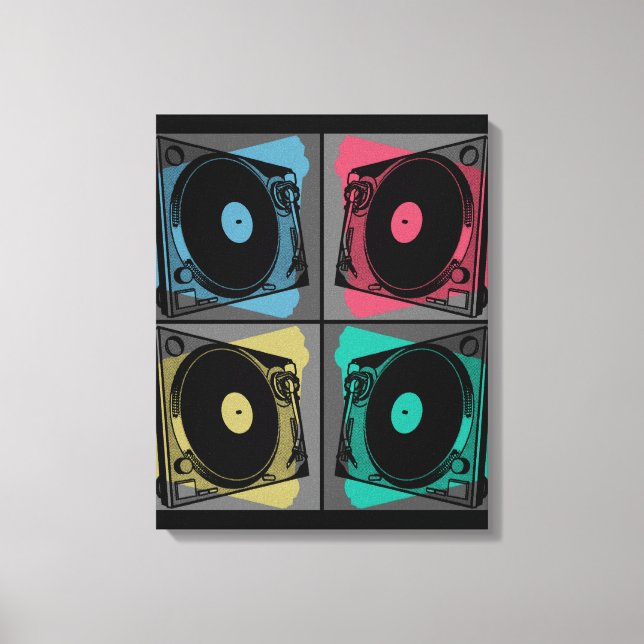 Turnables de arte pop retro (Anverso)