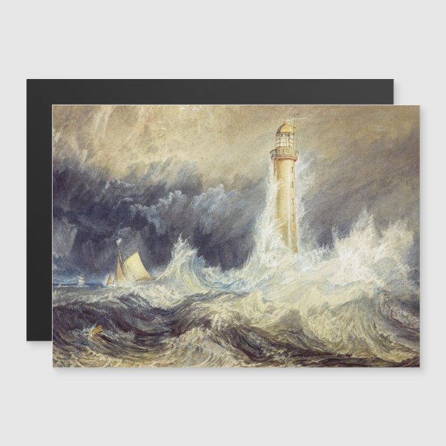 Turner - Faro de Bell Rock Tarjeta Magnética (Anverso/Reverso)