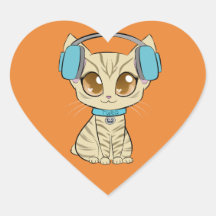 Turq Classic Heart Pegatina