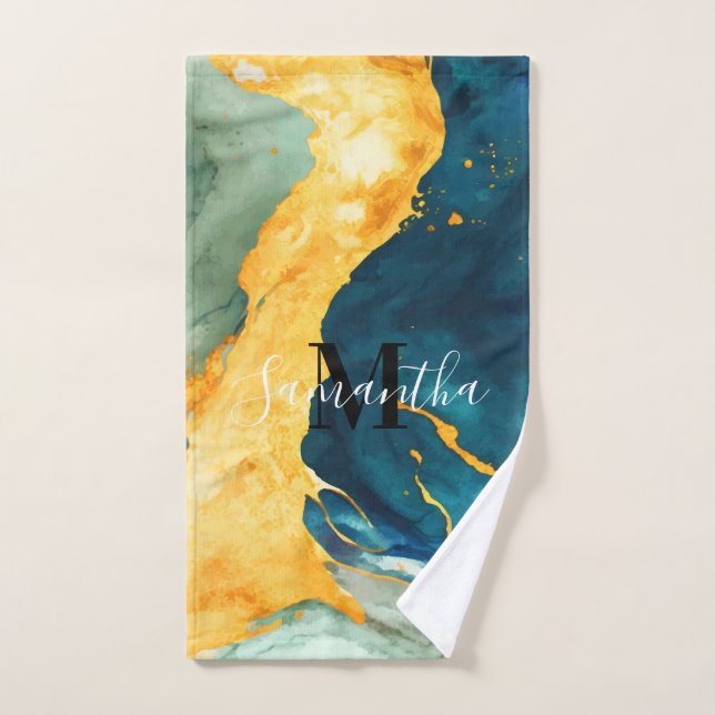 Turquesa (Toalla de mano)